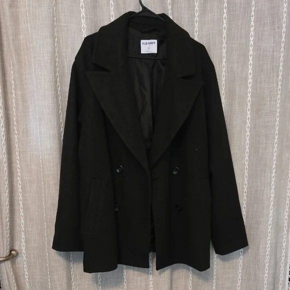 Old Navy Women's Charcoal Peacoat - Picture 1 of 4